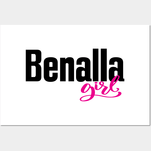 Benalla Girl Australia Raised Me Wall Art by ProjectX23Red